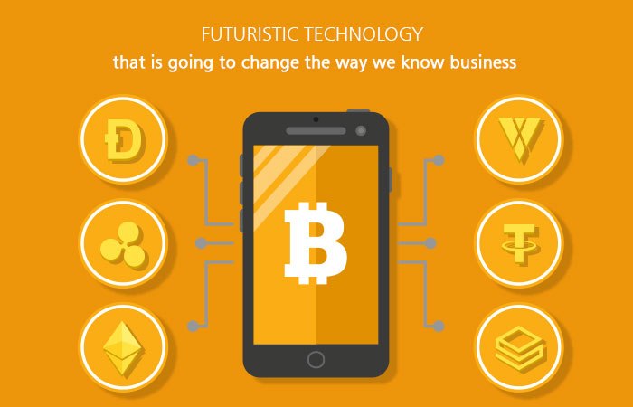 How does blockchain technology relate to mobile app development?